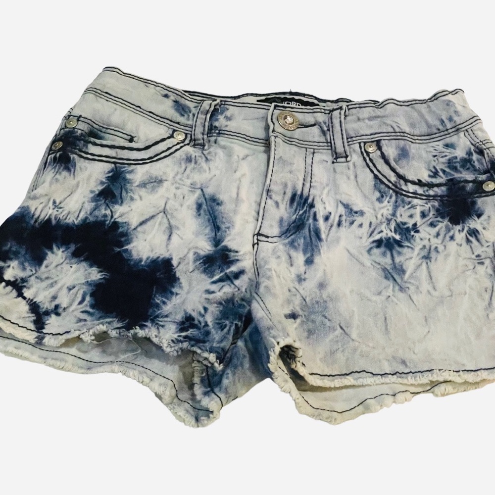 Jordache Acid Wash Cutoff Denim Shorts